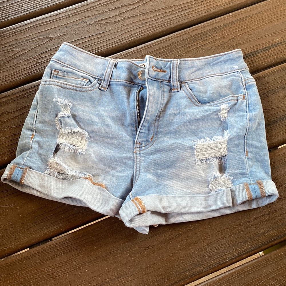 SO High Rise Jean Shorts